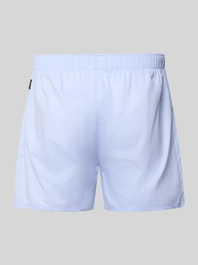 Produktfoto, Boxershorts mit elastischem Bund von Hanro in Hellblau aus Reine Baumwolle, Lockerer-Schnitt, Elastischer-Bund, Knopfverschluss