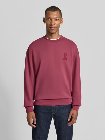 ARMEDANGELS Relaxed Fit Sweatshirt aus reiner Baumwolle Modell 'ICONIC Å GMT' Bordeaux 4