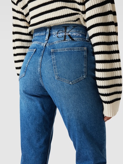 Calvin Klein Jeans Jeans met labelstitching Jeansblauw - 3