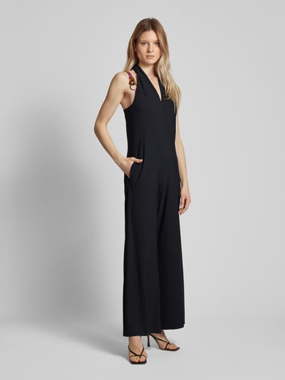 Sportalm Jumpsuit mit Neckholder und elastischen Trägern Black 1