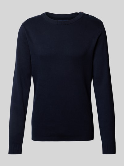 Jack & Jones Premium Strickpullover mit Rundhalsausschnitt Modell 'BLUROBSON' Marine 2