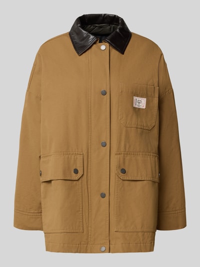 Weekend Max Mara Kurtka o kroju oversized z czystej bawełny model ‘BOZEN’ Camel 2