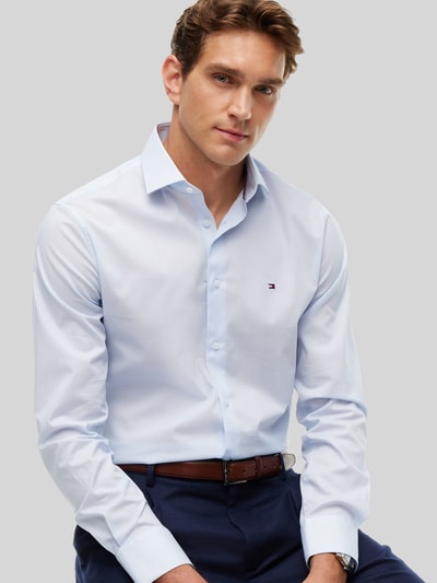 Tommy Hilfiger Slim Fit Businesshemd aus Baumwoll-Mix Weiss 3