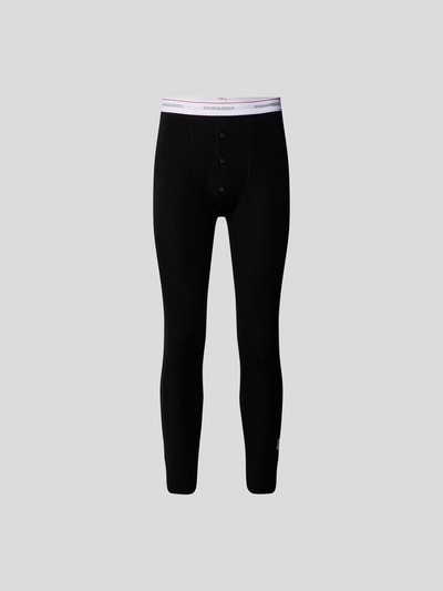 Dsquared2 Beach&Body Pyjama-Hose mit Brand-Detail Schwarz 1