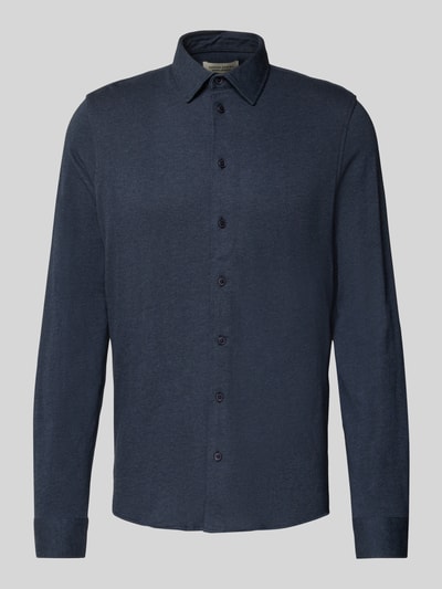 Casual Friday Koszula casualowa o kroju regular fit z kołnierzykiem typu kent model ‘ARKAN’ Granatowy melanż 2