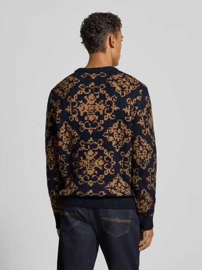 MCNEAL Gebreide pullover met wol Donkerblauw - 5