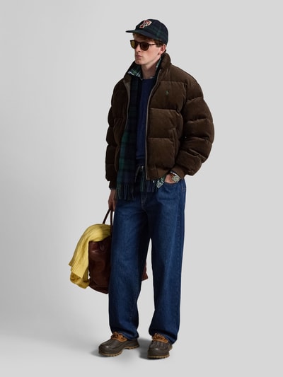 Polo Ralph Lauren Regular Fit Bomberjacke aus reiner Baumwolle Mittelbraun 1