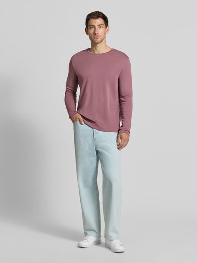Christian Berg Men Longsleeve z okrągłym dekoltem Fiołkoworóżowy 1