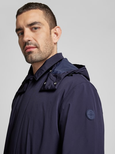 Gant Funktionsjacke mit Kapuze Marine 3