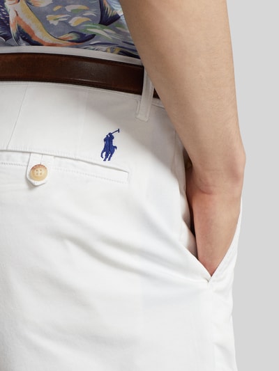 Polo Ralph Lauren Straight Fit Chinoshorts aus Baumwoll-Mix Weiss 3