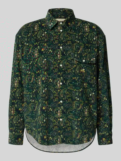 BLKVIS Vrijetijdsoverhemd met kentkraag Donkergroen - 2