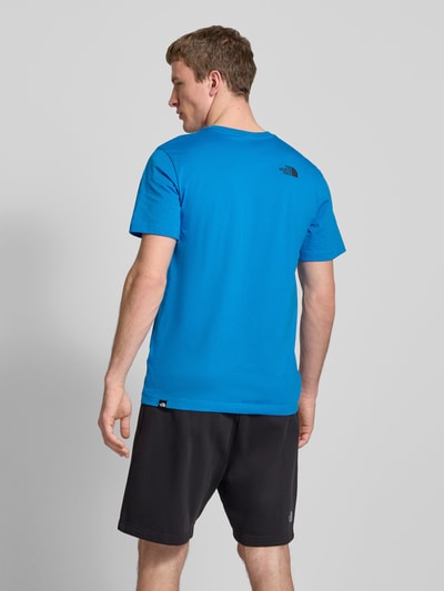 The North Face T-Shirt mit geripptem Rundhalsausschnitt Hellblau 5