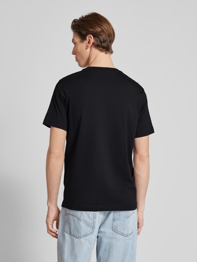 CHAMPION T-Shirt mit Label-Print und Logo-Patch Black 5