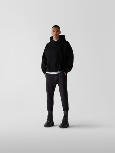 Preach Oversized Hoodie mit Statement-Print Schwarz 1