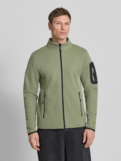 Icepeak Krój regular fit Kurtka z polaru ze stójką Model 'BREDSTEDT' Trzcinowy 4