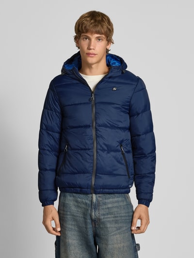 Blend Gewatteerd jack met ritszakken Koningsblauw - 4