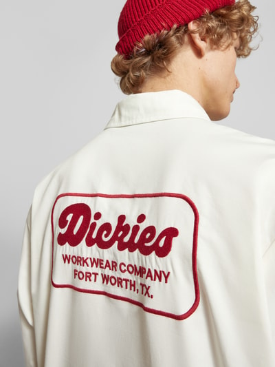 Dickies Regular fit vrijetijdsoverhemd met borstzakken, model 'LEWISTOWN' Offwhite - 3