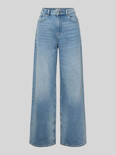 Jake*s Casual Wide Leg Jeans aus reiner Baumwolle Jeansblau 2