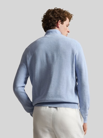 Polo Ralph Lauren Troyer o kroju regular fit z czystej bawełny Jasnoniebieski 5