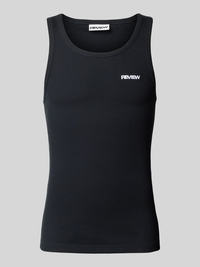 REVIEW Tanktop in Ripp-Optik Black 2