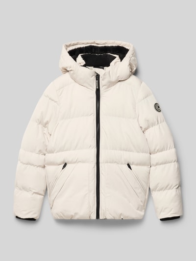 CARS JEANS Steppjacke mit Label-Detail Modell 'MANAY' Ecru 1