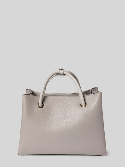 VALENTINO BAGS Handtasche mit Label-Applikation Modell 'ALEXIA' Hellgrau 3