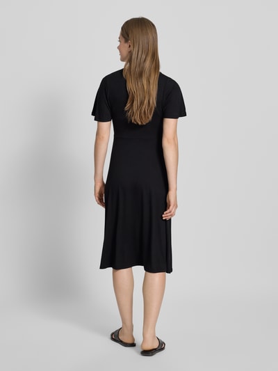 ZABAIONE Wickelkleid mit V-Ausschnitt Modell 'Ce44ce' Black 5