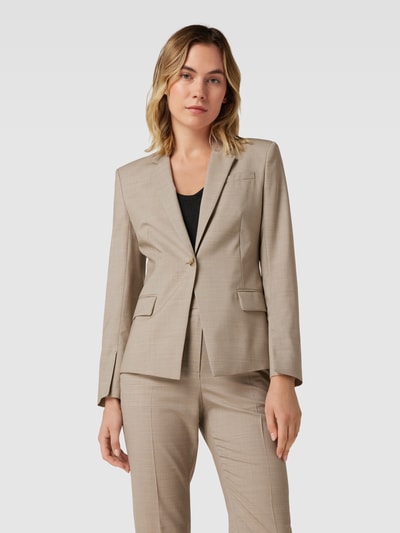 BOSS Black Women Blazer mit Brusttasche Modell 'Janeri' Beige Melange 4