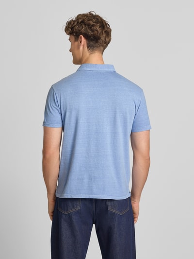 Superdry Slim Fit Poloshirt mit Brusttasche Jeansblau 5
