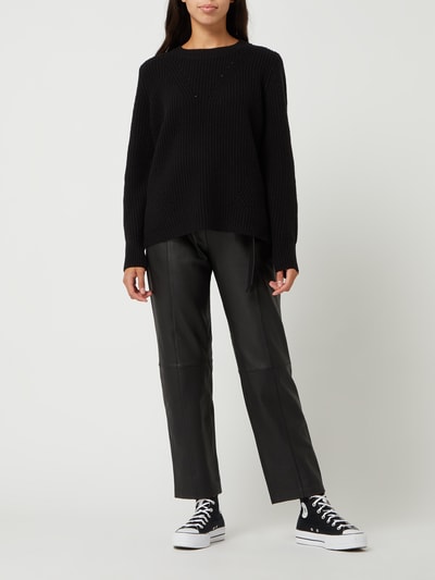 Repeat Pullover mit Kaschmir-Anteil  Black 1