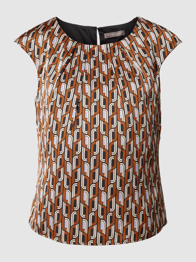 Christian Berg Woman Selection Blouse met all-over motief Zwart - 2