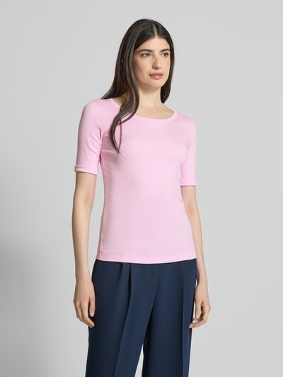 Marc Cain T-shirt met ronde hals Felroze - 4