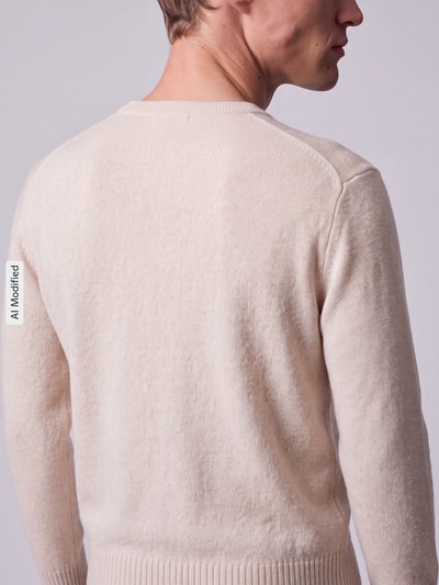 ONLY & SONS Pullover mit Strukturstrick Offwhite 3