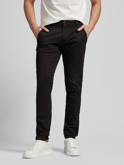 Tommy Jeans Regular Fit Chino mit Stretch-Anteil Modell 'SCANTON' Black 4