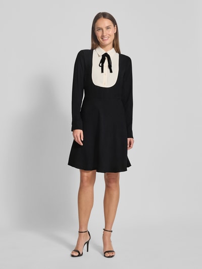 Lauren Ralph Lauren Sukienka o długości do kolan z wiązanym detalem model ‘LEYTHIA’ Czarny 1