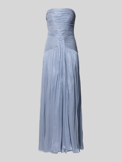 Produktfoto, Abendkleid mit Raffungen von Luxuar, Taillierte Passform, Nahtreißverschluss, Falten-Optik, schulterfrei, fließender Stoff