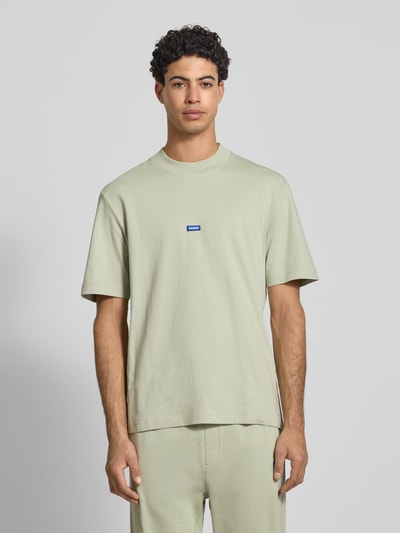 HUGO Blue Regular Fit T-Shirt aus reiner Baumwolle Modell 'NIEROS' Mint 4