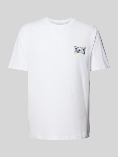Tommy Jeans T-shirt z nadrukiem z logo Biały 2