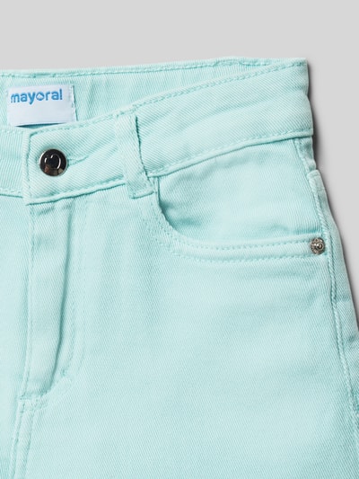 Mayoral Regular Fit Bermudas im 5-Pocket-Design Mint 2