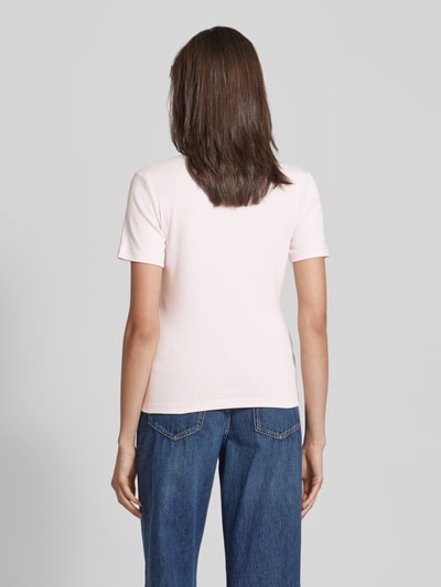 Tommy Hilfiger Slim fit T-shirt met V-hals, model 'CODY' Roze - 5