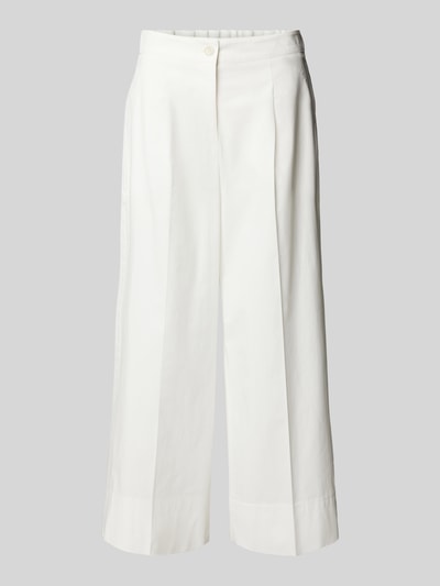 Luisa Cerano Culotte met persplooien in effen design Offwhite - 2