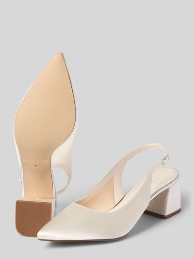 Rainbow Club Pumps mit Blockabsatz Modell 'Hazel' Offwhite 4