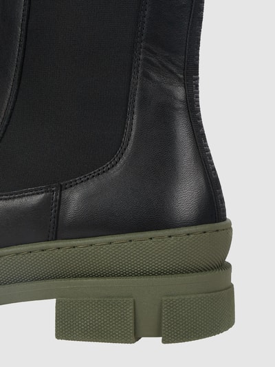 Steve Madden Chelsea Boots aus Leder Modell 'Filina' Schwarz 2
