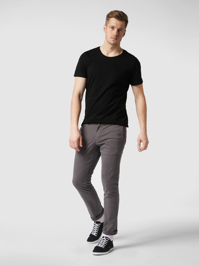 Christian Berg Men T-shirt z bawełny ekologicznej w zestawie 2 szt. Czarny 1