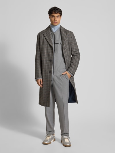 Cinque Pantalon met persplooien en achterzakken Lichtgrijs - 1