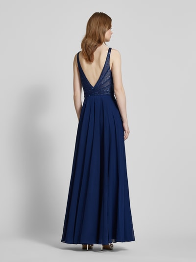 Hey Kyla Abendkleid mit Paillettenbesatz Blau 5