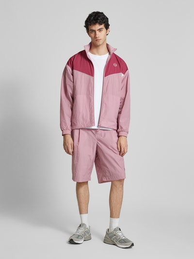 SERGIO TACCHINI Regular fit korte broek met bandplooien, model 'ISPICA' Roze - 1