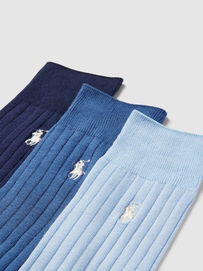 Polo Ralph Lauren Underwear Socken mit Label-Stitching im 3er-Pack Blau 2