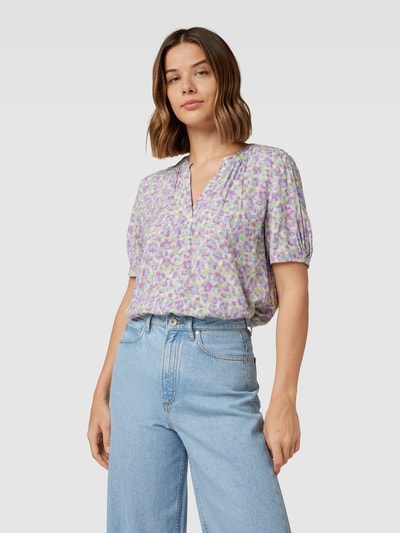 Esprit Bluse aus Viskose mit V-Ausschnitt Mauve 4