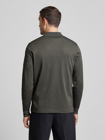 RAGMAN Longsleeve mit Polokragen Anthrazit 5